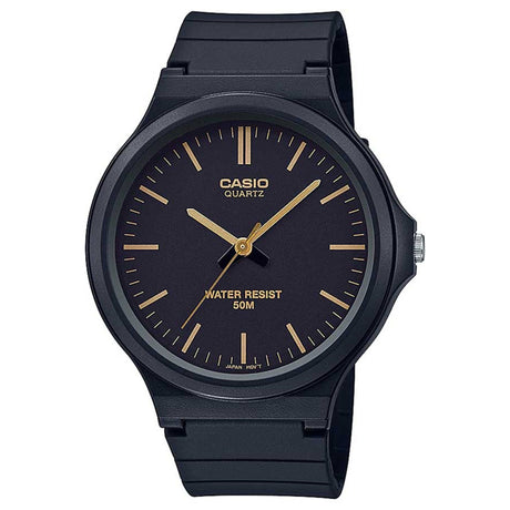 Casio watch Men's watch Classic watch Analog watch Plastic watch Plastic strap Quartz watch 43mm watch Buckle closure Easy-to-read display Lightweight Affordable Basic Simple No-frills Reliable Durable Timeless design