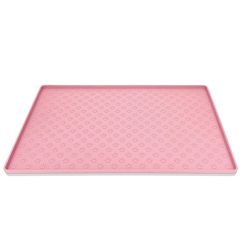 Pet Placemat Dog Food Bowl Mat Cat Feed Mat Cat Dog Drinking Feeding Placemat Silicone