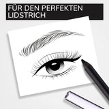 Manhattan X-Act Eyeliner Pen, Schwarzer Eyelinerstift Für Den Idealen Lidstrich, Waterproof, Farbe Paint It Black 1010N, 1 X 1G