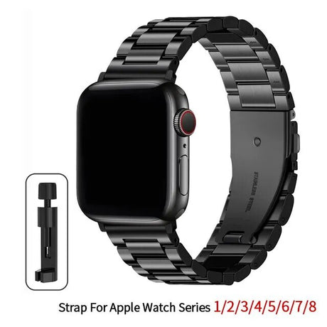 Stainless Steel Strap for Apple Watch Band 45Mm Ultra 49Mm 41Mm 40Mm 44Mm Watch Strap Metal Bracelet for Iwatch Series 9 8 7 6 5