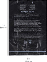 Amazon Basics Hundekotbeutel Mit Spender Und Leinenclip - Ohne Duftstoff, 15 Stück, 20 Er-Pack, 33 X 23 Cm, Schwarz, Unparfümiert, 300 Beutel