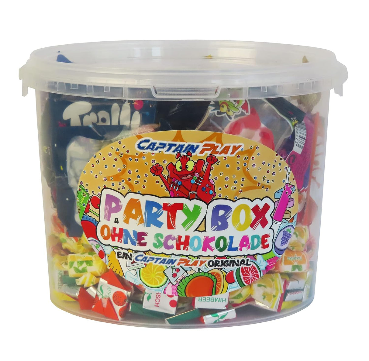 Süßigkeiten – Mix Party Box Ohne Schokolade Mit 1Kg, Für Kindergeburtstag Mit 6 Kinder, 1Er Pack (1 X 1 Kg), Süßigkeiten Großpackung