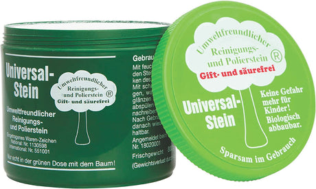 Zielinsky Universal-Stein, Grüner Stein, Weißer Stein, Putzstein, Reinigungsstein - Haushaltsdose, 1Er Pack (1 X 900 G + 2 Gratis Spezial Schwämme)