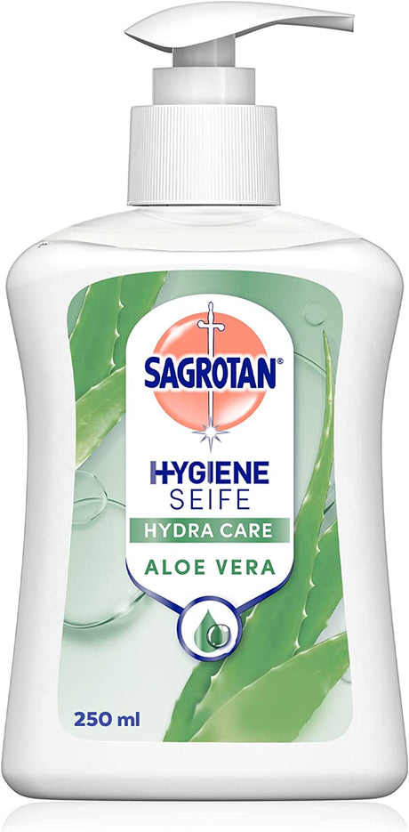 Sagrotan Handseife Aloe Vera – Hygienische Flüssigseife – 1 X 250 Ml Seifenspender