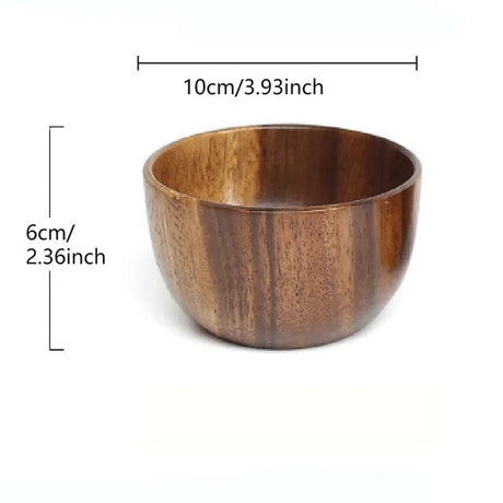 Salad Decoration Practical Bowl Fruit Large Wooden Kitchen Bamboo Bowl