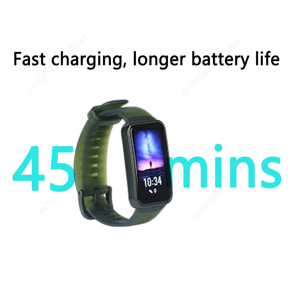 Original  Band 8 Smart Band All-Day Blood Oxygen 1.47'' AMOLED Screen Heart Rate Smartband 2 Weeks Battery Life