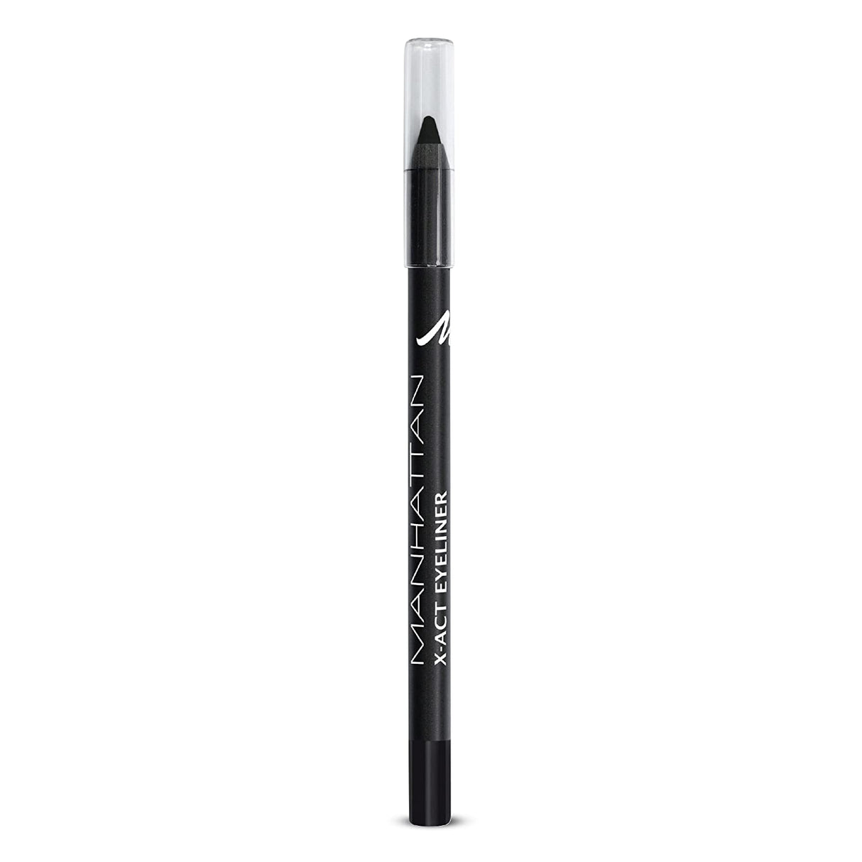 Manhattan X-Act Eyeliner Pen, Schwarzer Eyelinerstift Für Den Idealen Lidstrich, Waterproof, Farbe Paint It Black 1010N, 1 X 1G