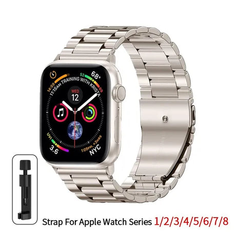 Stainless Steel Strap for Apple Watch Band 45Mm Ultra 49Mm 41Mm 40Mm 44Mm Watch Strap Metal Bracelet for Iwatch Series 9 8 7 6 5