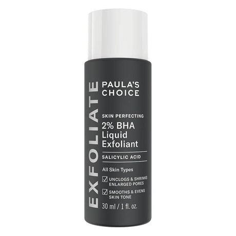 Paula'S Choice SKIN PERFECTING 2% BHA Liquid Peeling - Gesicht Exfoliant Mit Salicylsäure Gegen Mitesser, Pickel & Unreine Haut - Poren Verkleinern - Mischhaut, Fettige & Akne Haut - 30 Ml