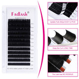 Fadlash Selbstfächernde Wimpern Easy Fan Lashes 0.07 8-14Mm Gemischte Länge Volumen Wimpern Fanning Eye Lashes Volumenverlängerung Wimpernverlängerung(0.07Mm-D-8-14)