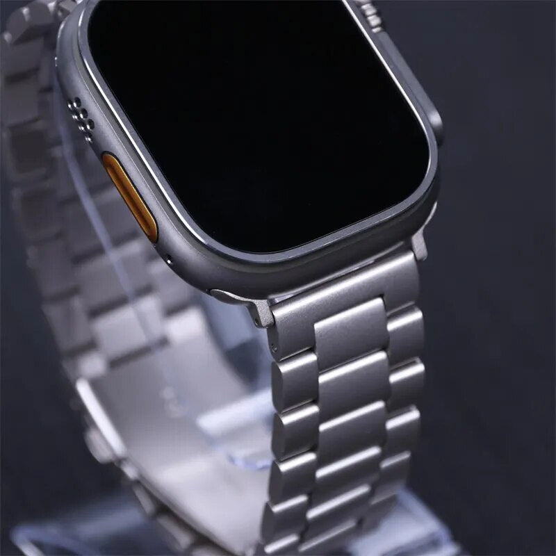 Stainless Steel Strap for Apple Watch Band 45Mm Ultra 49Mm 41Mm 40Mm 44Mm Watch Strap Metal Bracelet for Iwatch Series 9 8 7 6 5
