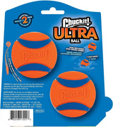 Chuckit – Ultra Ball Medium 2 Stück – 2 Jagdbälle Für Hunde – Robuster Und Vielseitiger Ball – Ball Der Auf Der Wasseroberfläche Schwimmt – Kompatibel Mit Chuckit Launchern – 6,5 Cm Durchmesser