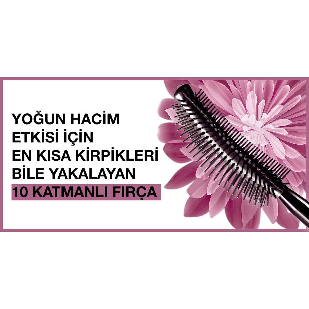 Maybelline New York Mascara Für Volumen Und Definition, Wasserfest, Lash Sensational, Very Black, 9,5 Ml