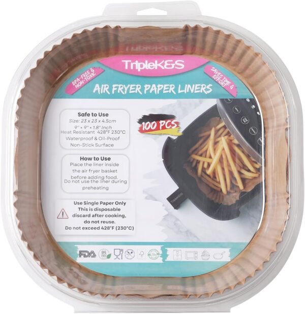 Triplel k&s airfryer backpapier Triplel k&s airfryer backpapier