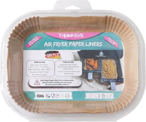 Triple k&s airfryer backpapier Triple k&s airfryer backpapier