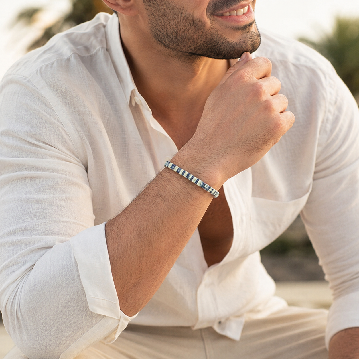Triple k&s Boho armband